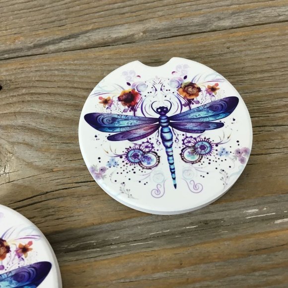 Dragon Fly Car Coasters - Picture 3 of 7